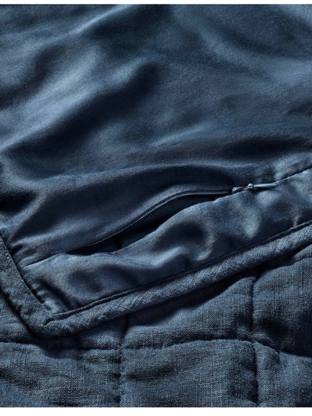 Casaluna Heavyweight Linen Blend Quilt Shams - King - Picture 2 of 3